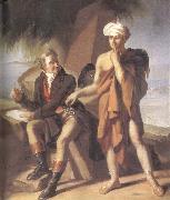 Armand-Philippe-Joseph Bera Dominique Vivant Denon in Egypt oil painting artist